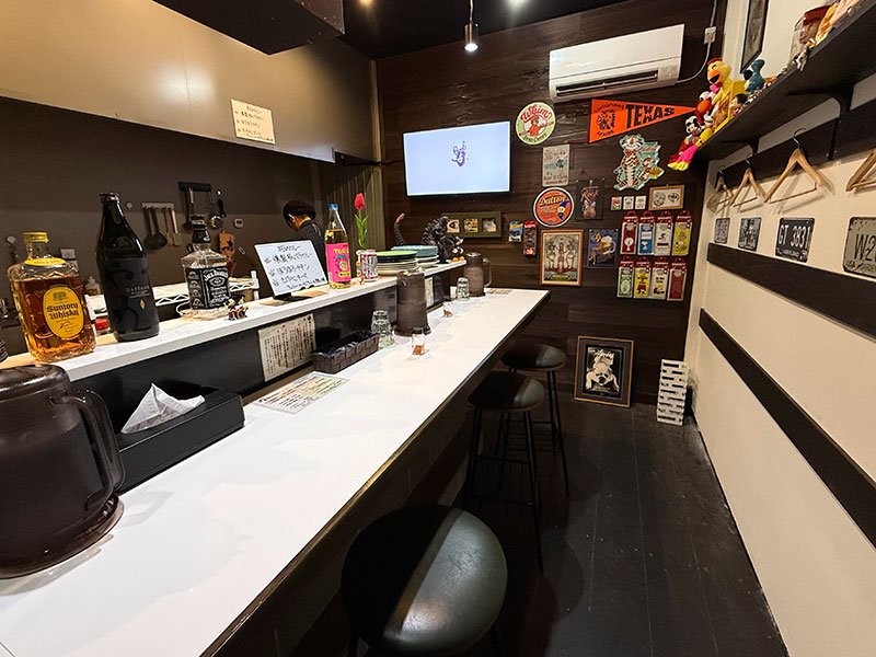 The interior of Whim with six counter seats