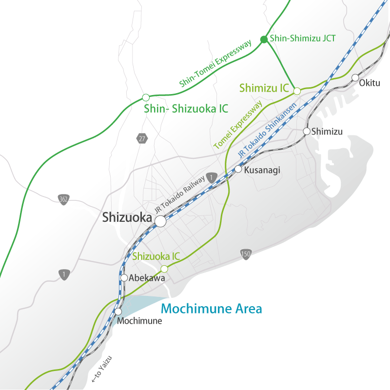 静岡市拡大地図